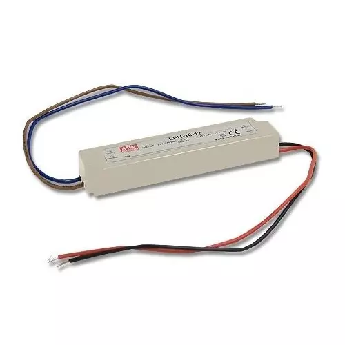 Mean Well LPH-18 Series LED Drivers Power Supply 1 Output 140 mm (5.512 inch) Without Dimming, LPH-18-12