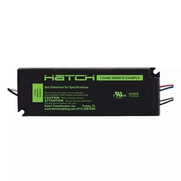 HATCH L Series Constant Current LED Drivers Series LED Drivers Power Supply 1 Output 137.7 mm (5.421 inch) With Dimming, LC50-1400D-UNV-T