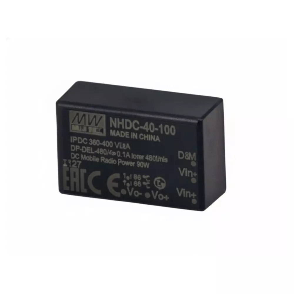 Mean Well NHDD-40 Series LED Drivers Power Supply 1 Output 32.1 mm (1.264 inch) With Dimming, NHDD-40-100