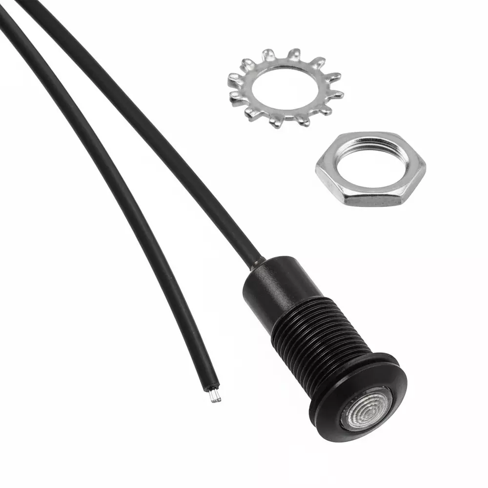 VCC FLXR Series Flexible Light Pipes Panel Mount Vertical Orientation 203.2 mm Body Length, FLXR1CTP08