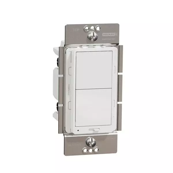 SQUARE D X Series Dimmer Polycarbonate (PC) 600 W 104x51 mm, SQR22601WH