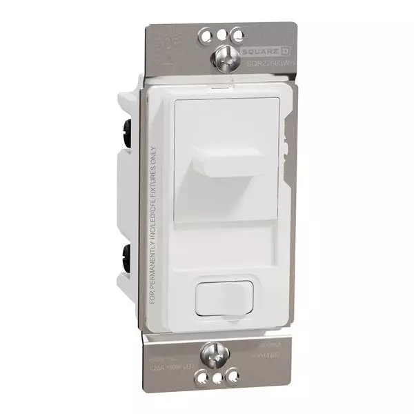 SQUARE D X Series Dimmer Polycarbonate (PC) 600 W 103x50 mm, SQR22603WH