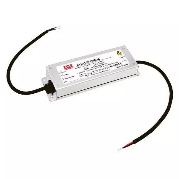 Mean Well LED Drivers Power Supply Chassis Mount 1 Output 100 W, ELG-100-C500DA