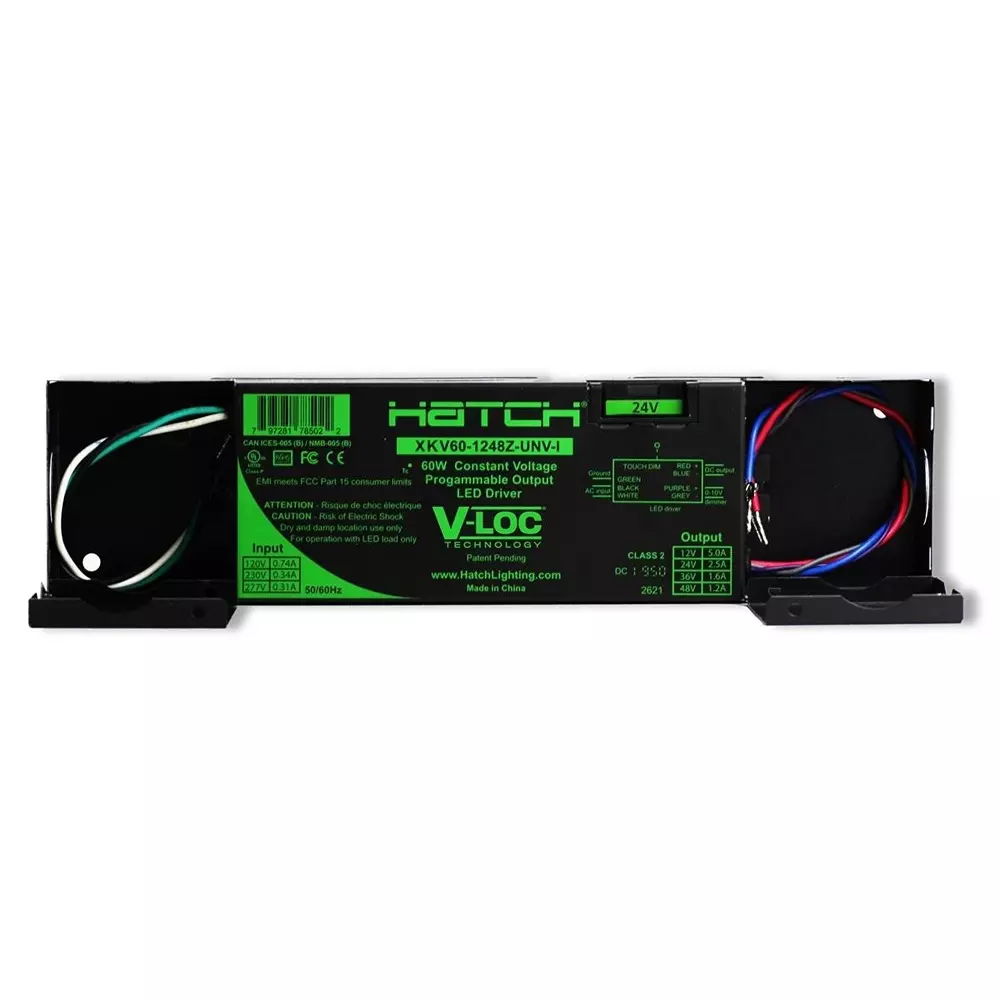 HATCH LED Drivers Power Supply Chassis Mount 1 Output 96 W, XKV96-2448Z-UNV-I