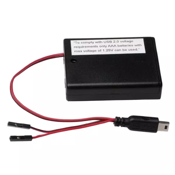 MICROCHIP Battery Enclosure AAA 4 Battery, ATBATTERY-CASE-4AAA