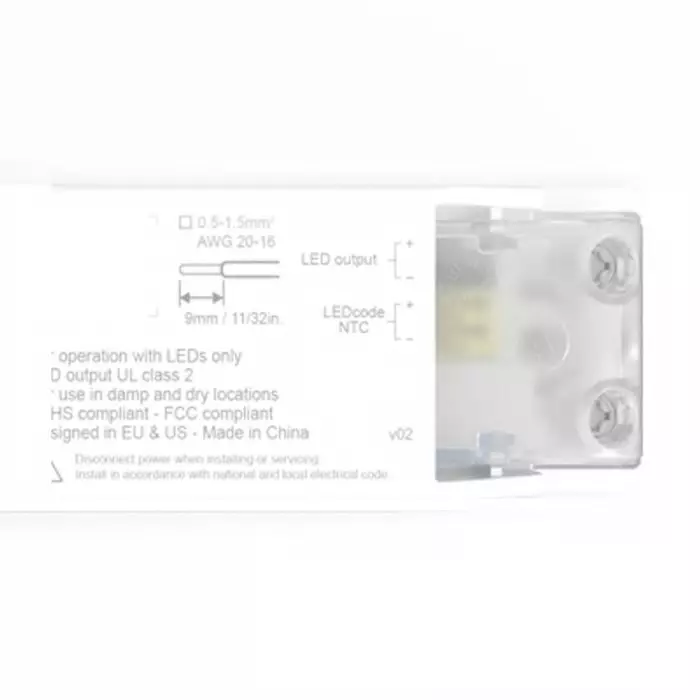 eldoLED LED Driver 2 to 55V Output 30W Output 150 to 1400mA Output Constant Current Di mmable, EC0361A6