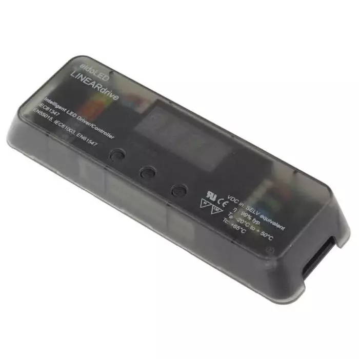 eldoLED LED Driver 12 to 24V Output 720W Output 6A Output Constant Voltage Di mmable, LIN720D3 (Pack of 12)