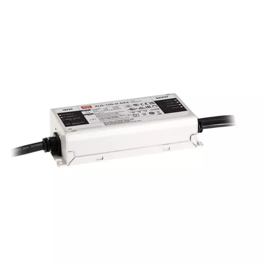 Mean Well XLG Series Constant Power Mode LED Driver 100 W Power 2100 mA Current, XLG-100I-H-DA2