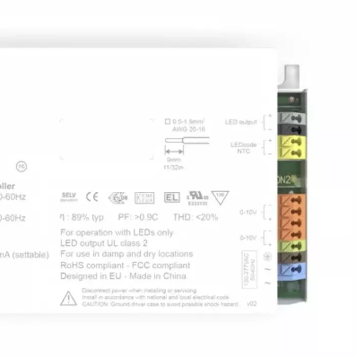 eldoLED LED Driver 2 to 55 V Output 50 W Output 150 to 1400 mA Output Constant Current Di mmable, EC0561S3