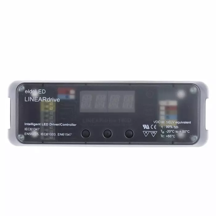eldoLED LED Driver 12 V 24 V Output 180W Output 2A Output Constant Voltage Di mmable, LIN180D3 (Pack of 12)