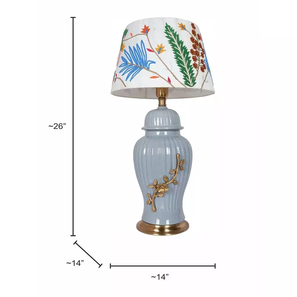 fos-lighting-table-lamp-embroidered-grey-fluted-table-lamp-with-golden-tree-branch
