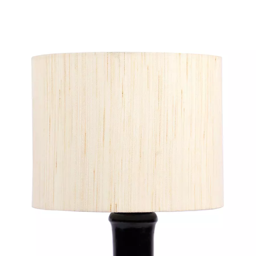 Tucasa NTU-192 B-22 Table Lamp with Wood Base (Beige)