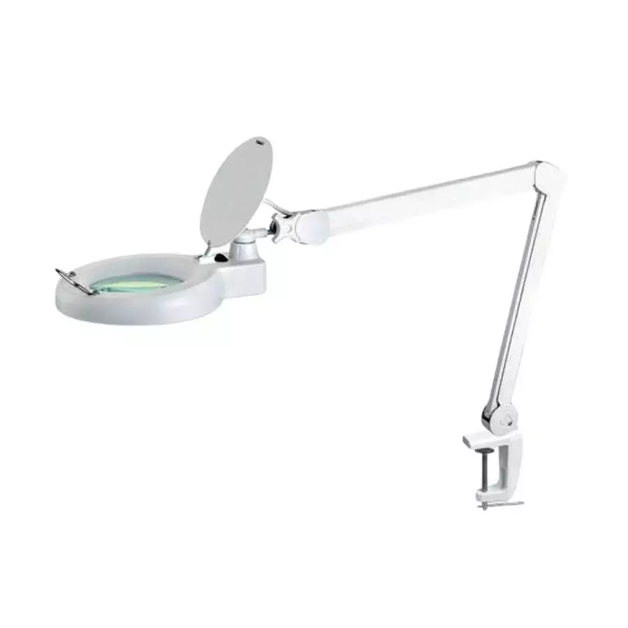 Delta 10 W 60 LED 5 inch Lens White Table Top Led Magnifying Lamp