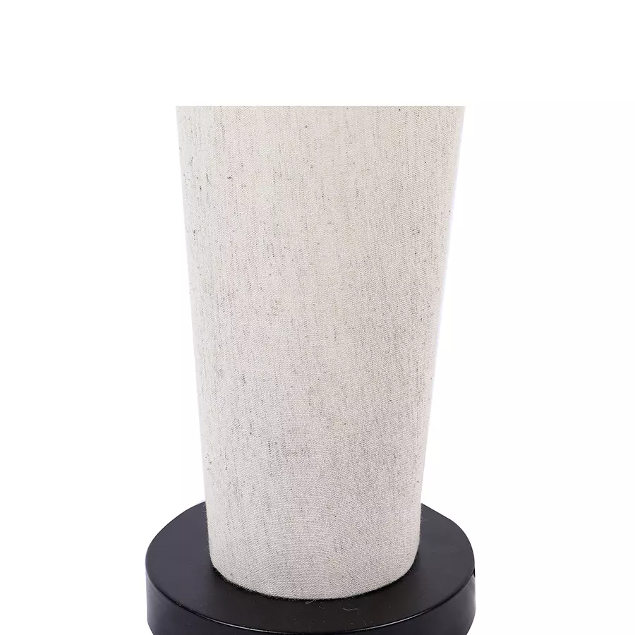 Tucasa NTU-193 B-22 Table Lamp with Wood Base (Beige)