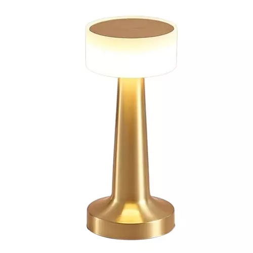 LumoGen Art Deco Lamp Touch Control 3 in 1 Light Color, LMTLA (With Battery)