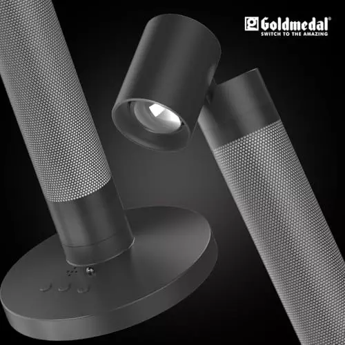 Goldmedal Hugo Table Lamp Black 10 W with Remote Control, GOL0429