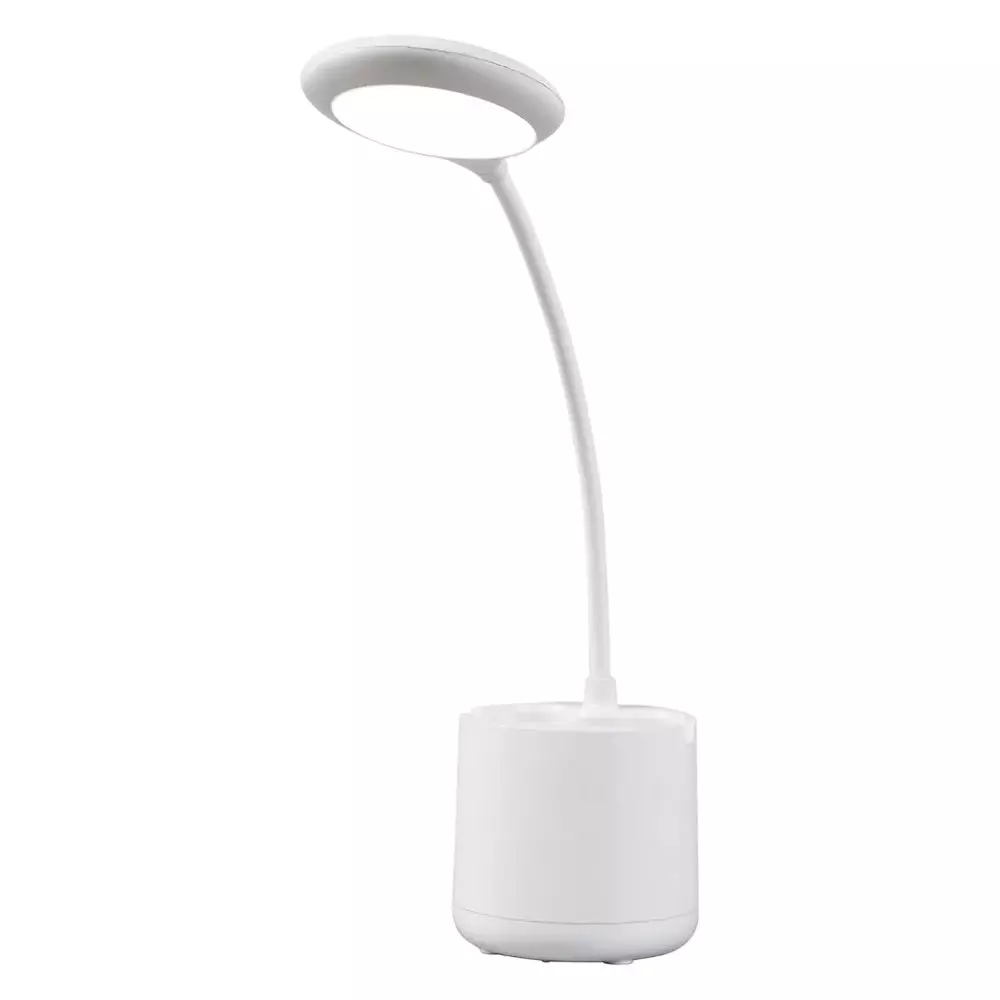 Havells LTS Moderna Plus Desktop Rechargeable Table Lamp 5 W 2200 mAh Li-ion ABS Body White, LHEXBZP7BN1W005