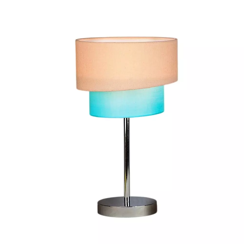 Magik 9 W Stellar Lady Table Lamp E27 Bulb Base Pink + Light Blue Color and 1.3 m Cord Length, TDSL000PLB8001 (With Bulb)