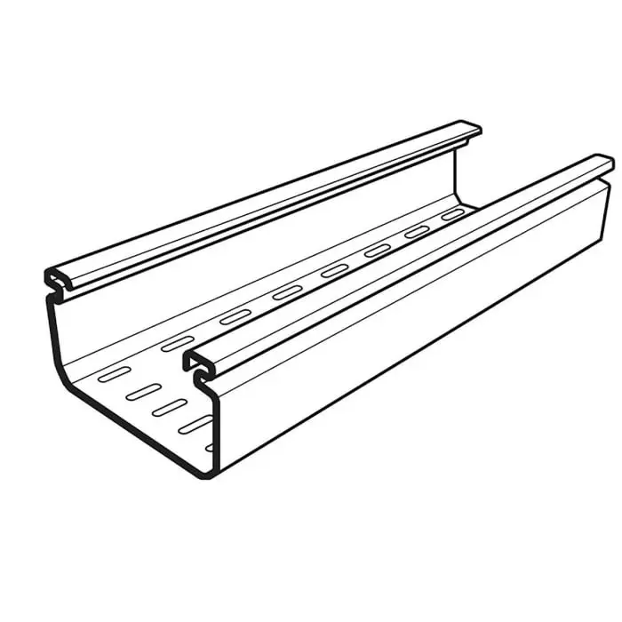 Cablofil International Perforated Cable Tray PVC 3mx150 x50 mm, 6377 21 (Pack of 6)