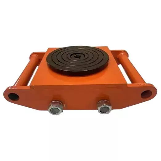 Hartley Cargo Trolley 6000 Kg Maximum Load 180° 4 Wheels Cast Steel & PU Heavy Duty Mover, NS CT-6T