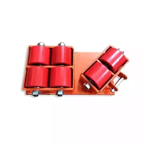 Hartley Mover Cargo Trolley with Handle 6000 Kg Maximum Load 4 Wheel Heavy Duty Cast Steel & PU, CTWH-6T