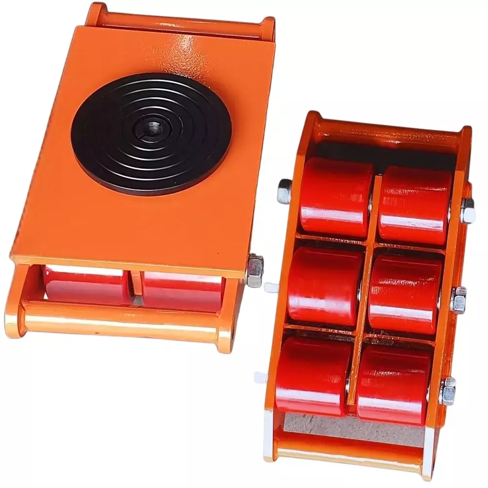 GENERIC Mover Cargo Trolley 8000 Kg Maximum Load 6 Wheel Heavy Duty Cast Steel & PU, NS CT-8T