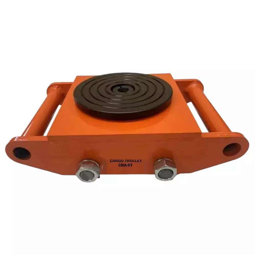 GENERIC Mover Cargo Trolley 6000 Kg Maximum Load 4 Wheel Heavy Duty Cast Steel & PU, NS CT-6T