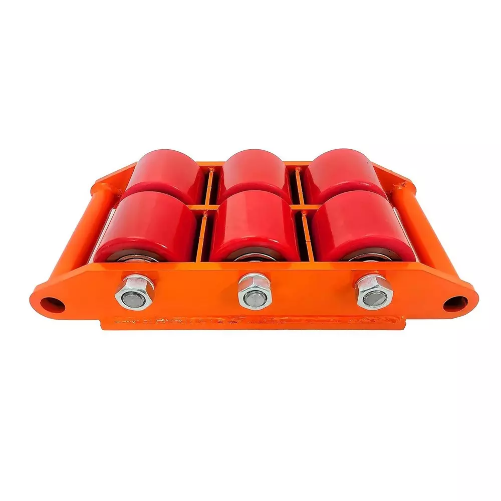 Hartley Mover Cargo Trolley 8000 Kg Maximum Load 6 Wheel Heavy Duty Cast Steel & PU, NS CT-8T