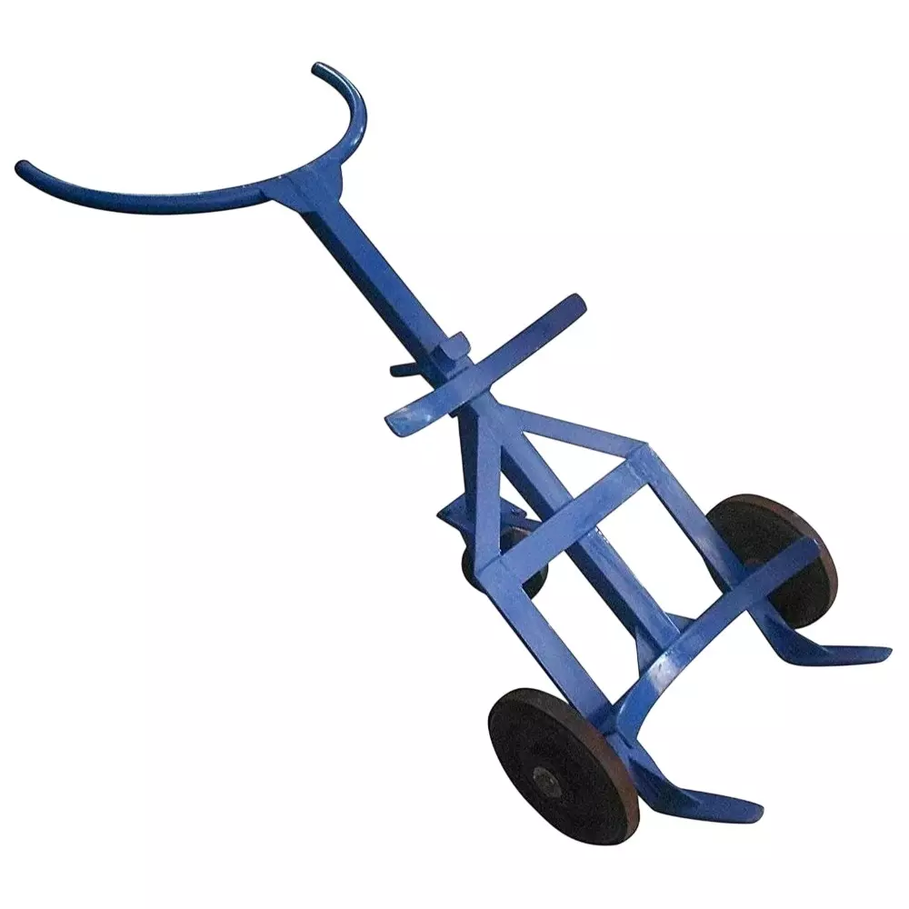 Excmach Lifter & Mover Drum Trolley Stainless Steel Hand Operated for Material Handling