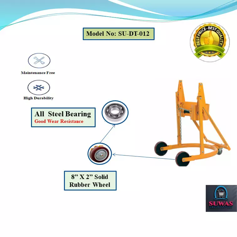 suwas-trolley-store-drum-handling-trolley-mild-steel-400-kg-capacity-800x1200x1200-mm-su-dt-012