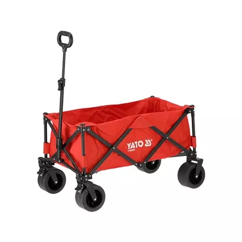 Yato Foldable Garden Camping Cart 100 Kg Load Capacity and 8 mm Axle Diameter, YT-86950