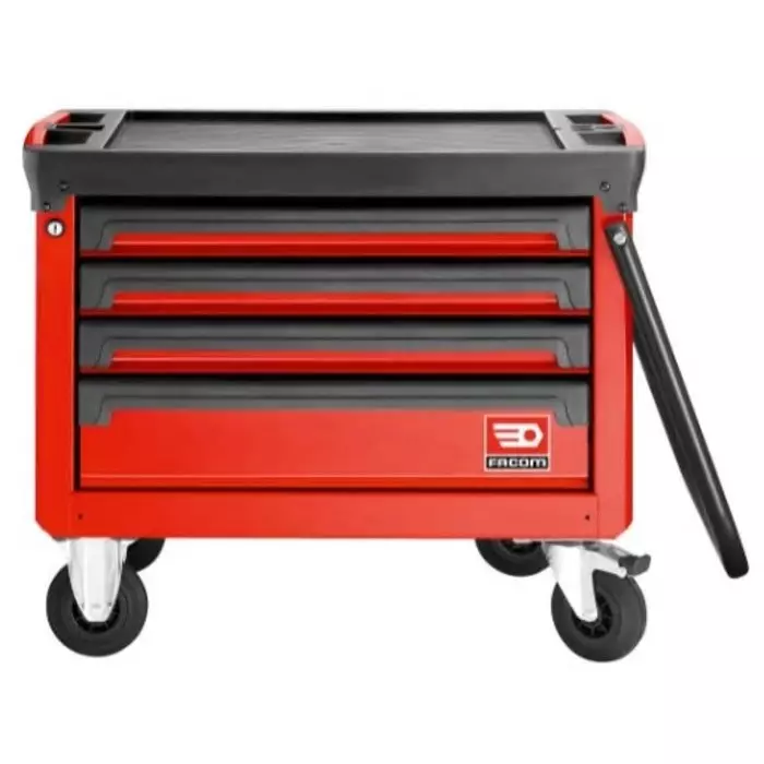 Facom 4 Shelf Trolley Trolley, 560 x 460mm, ROLL.CR4M3APF