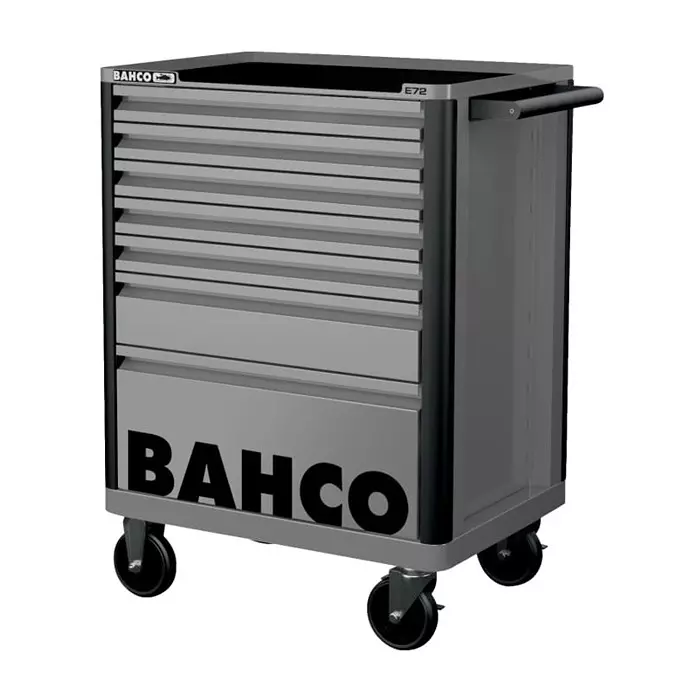 Bahco 7 Shelf Trolley 952 x 510 x 782 mm 30 Kg Load, 1472K7GREY