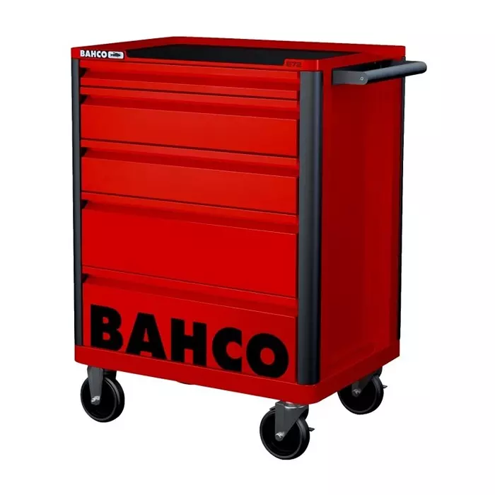 Bahco 5 Shelf Trolley 952 x 510 x 782 mm 30 Kg Load, 1472K5RED