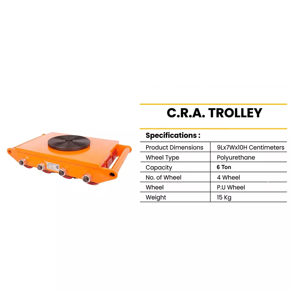 utc-cra-trolley-6-ton-load-capacity-metal-body-and-4-polyurethane-wheel