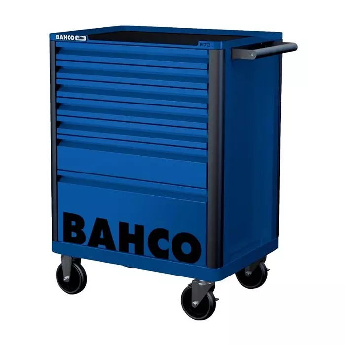 Bahco 7 Shelf Trolley 952 x 510 x 782 mm 30 Kg Load, 1472K7BLUE