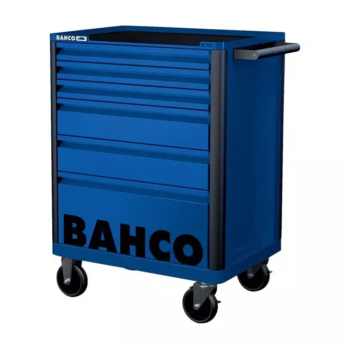 Bahco 6 Shelf Trolley 952 x 510 x 782 mm 30 Kg Load, 1472K6BLUE
