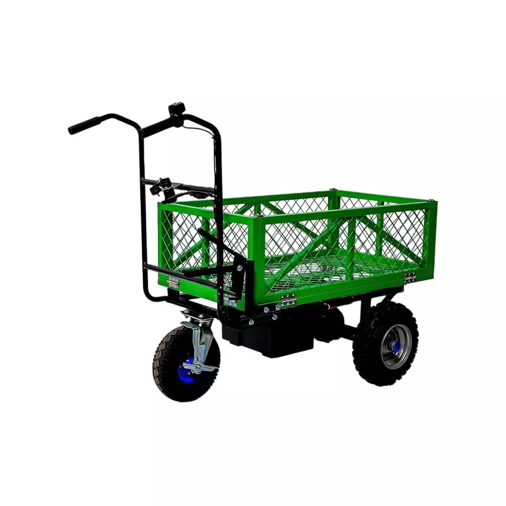 Sharp Garuda Battery Operated Mini Dumper Trolley with Battery 200 Kg Load Capacity for Garden, Construction & Warehouse Material Transport, SGEMD-200