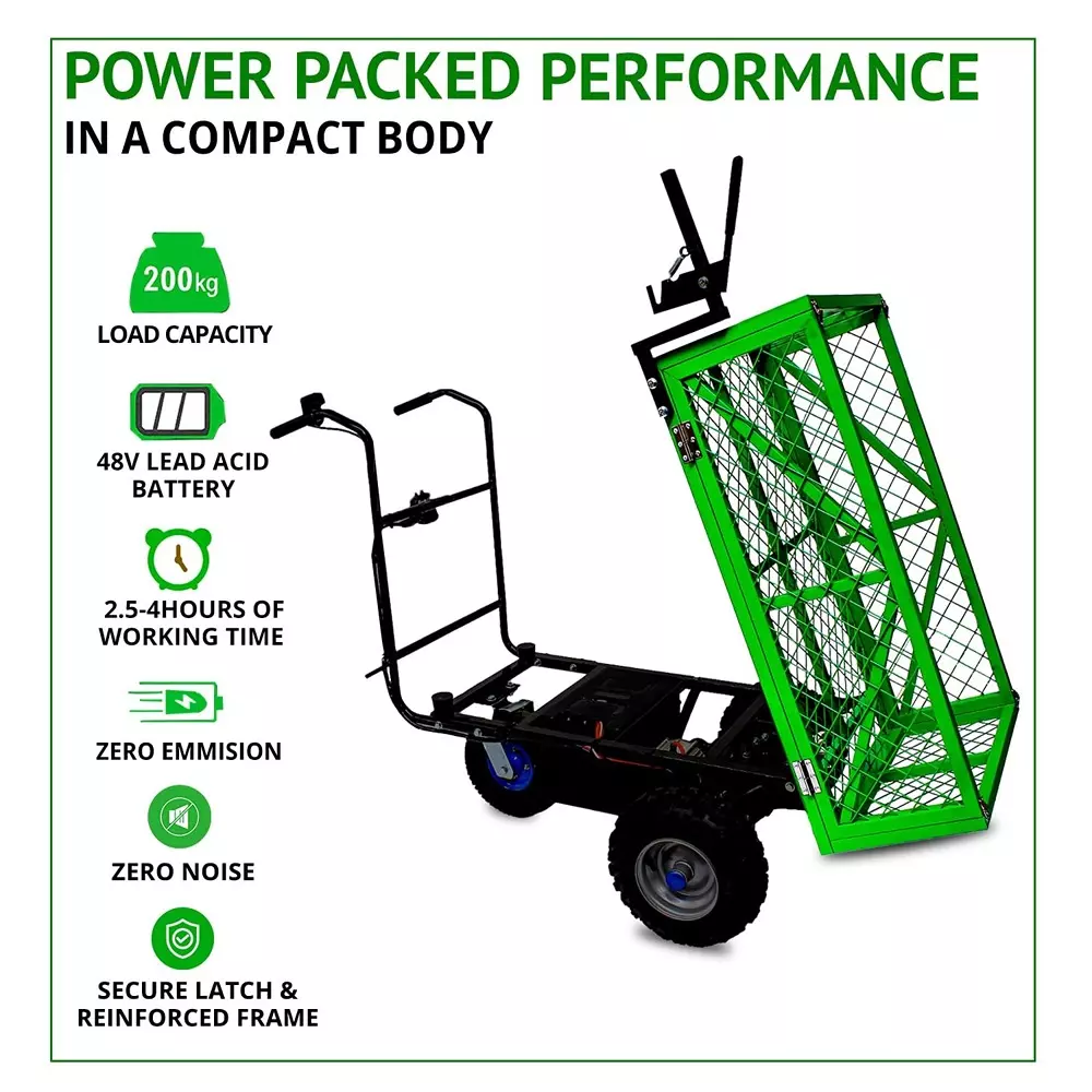 sharp-garuda-battery-operated-mini-dumper-trolley-200-kg-load-capacity-for-garden-construction-warehouse-material-transport