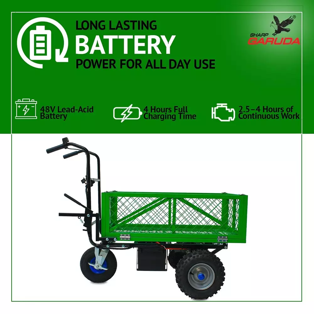 sharp-garuda-battery-operated-mini-dumper-trolley-200-kg-load-capacity-for-garden-construction-warehouse-material-transport