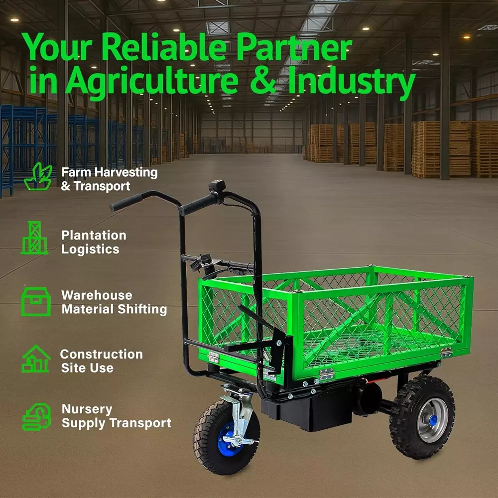 sharp-garuda-battery-operated-mini-dumper-trolley-200-kg-load-capacity-for-garden-construction-warehouse-material-transport
