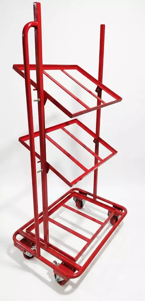 SUWAS TROLLEY STORE 50-250 kg Load Capacity Mild Steel/Iron Material Handling Trolley, SU-MHT-008