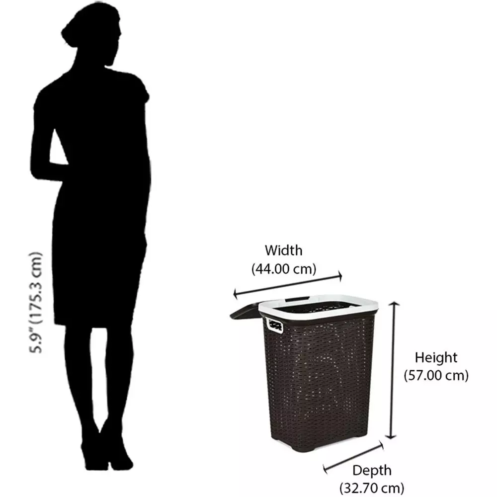 nilkamal-laundry-basket-20-l-capacity-powder-coated-brown-plastic-44x57x327-cm-for-home-office-use
