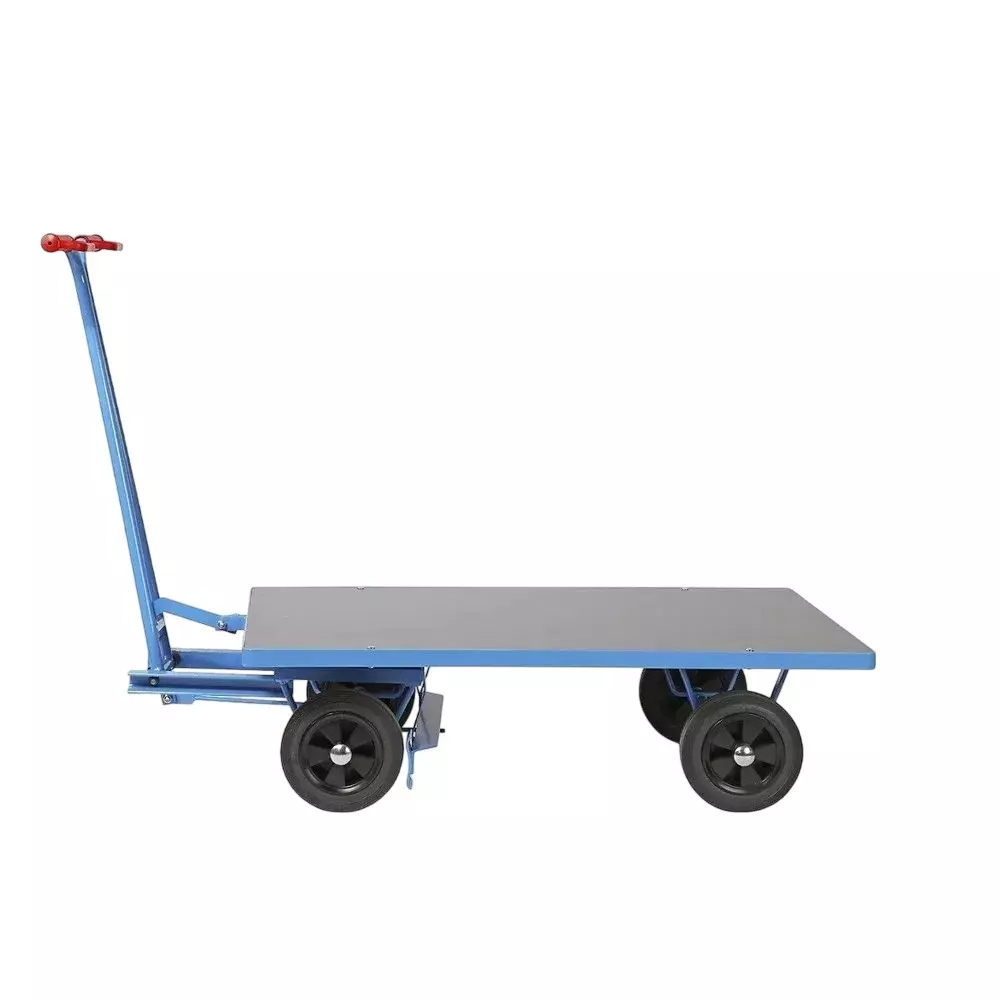 Excmach Platform Trolley 610x914 mm Stainless Steel Hand Operated for Material Handling