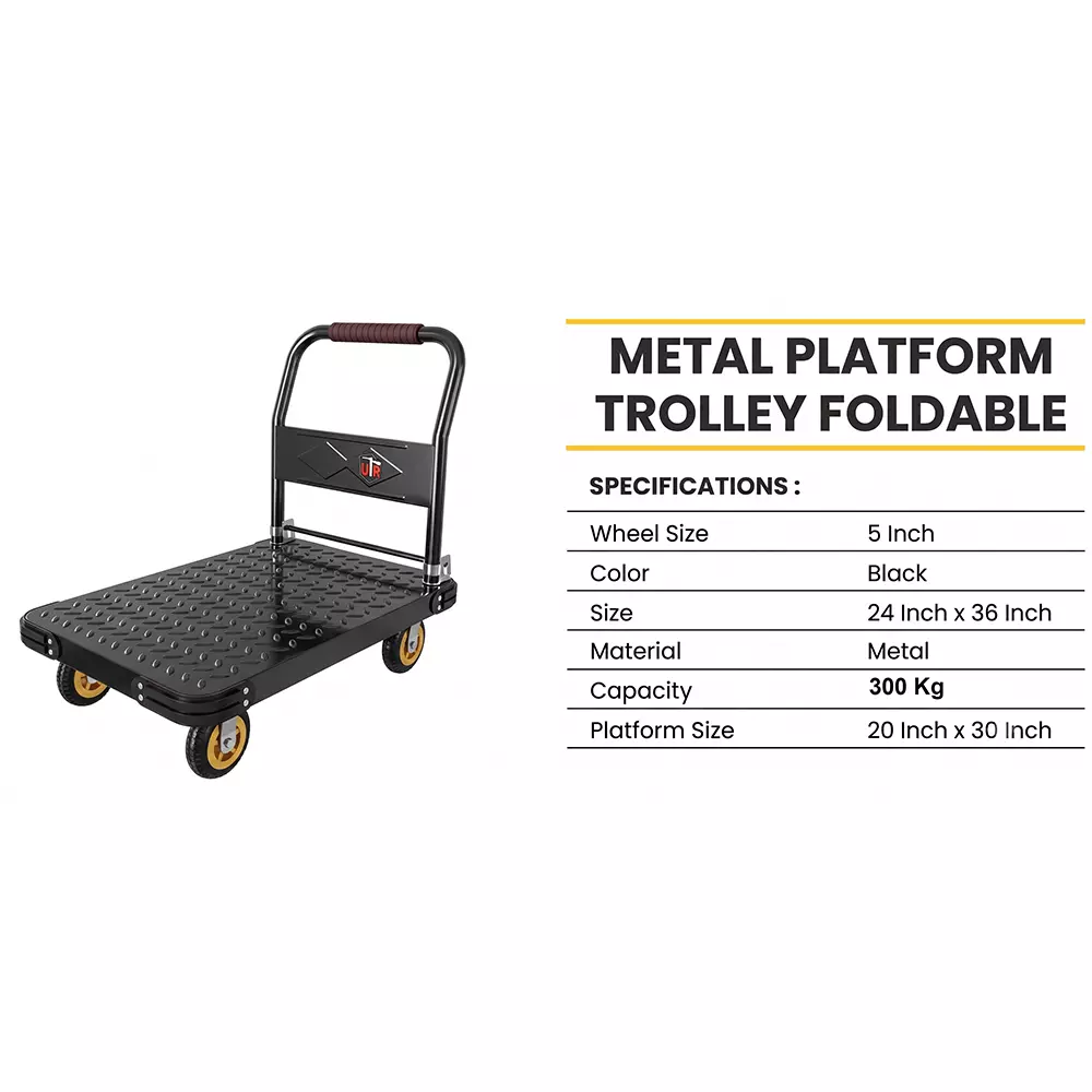 utc-foldable-platform-trolley-metal-body-300-kg-load-capacity-and-20x30-inch-508x762-cm-platform-size