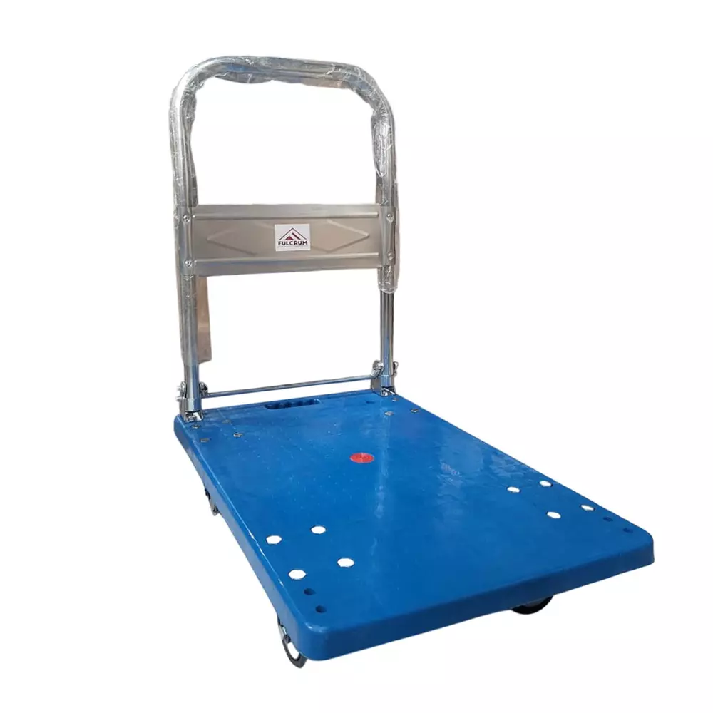 Fulcrum Folding handle Type Trolley with PU Wheel 450 Kg Load Capacity