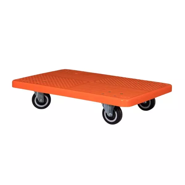 SRP Plastic Platform Mobile Trolley (Without Handle) 200 Kg Capacity Handle 720x480 mm Platform Size, PT-200