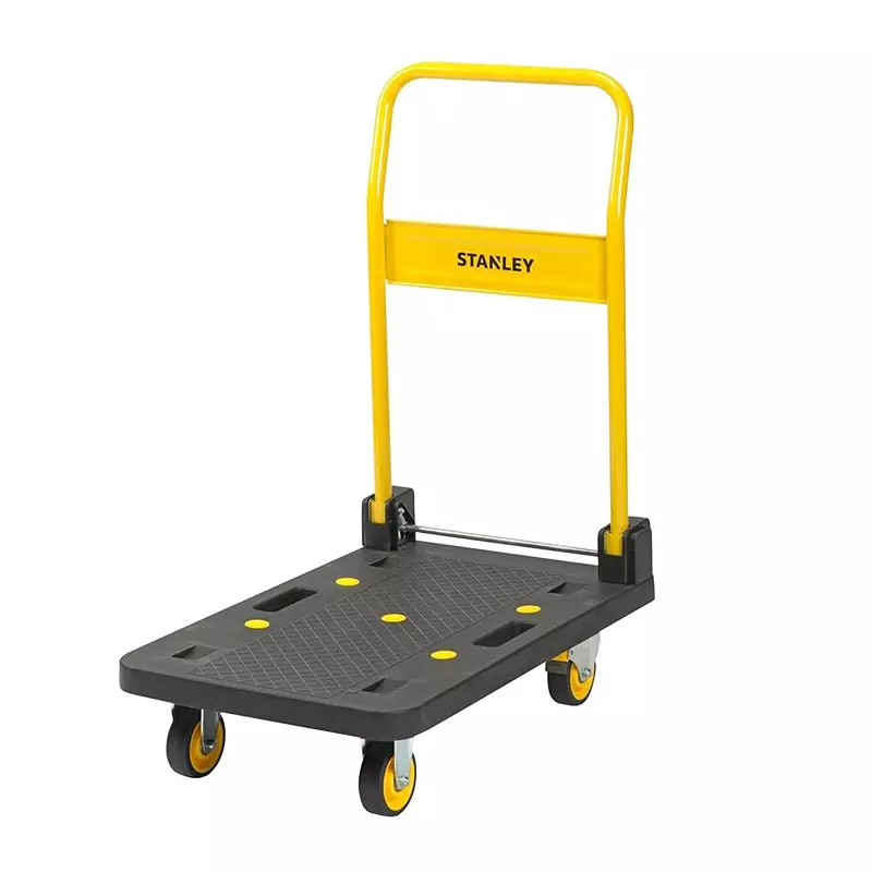 STANLEY Polypropylene Platform Truck with 150 Kg Load Capacity and 74x47 cm Platform Size, SXWT-PC508