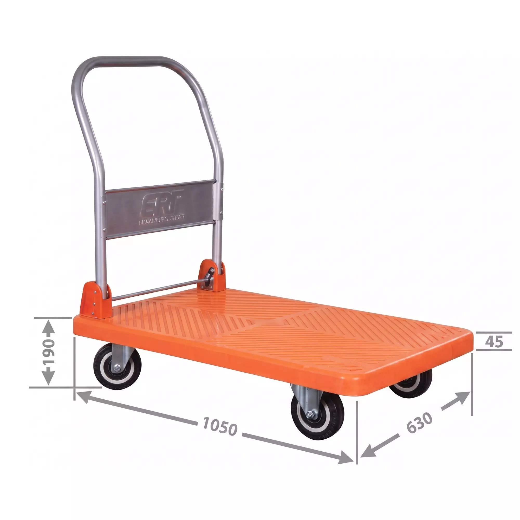 srp-1-layer-plastic-platform-trolley-600-kg-capacity-stainless-steel-handle-1050x630-mm-platform-size-pt-600-1l-ss