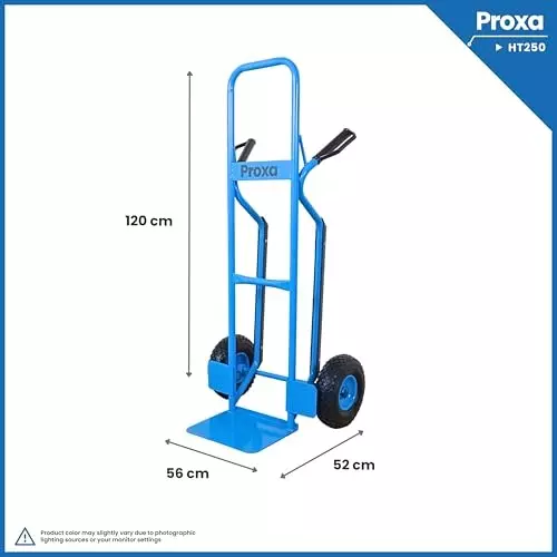 Proxa Hand Truck 250 Kg Capacity Alloy Steel Pneumatic along with Steel Rim, PXA-HT250